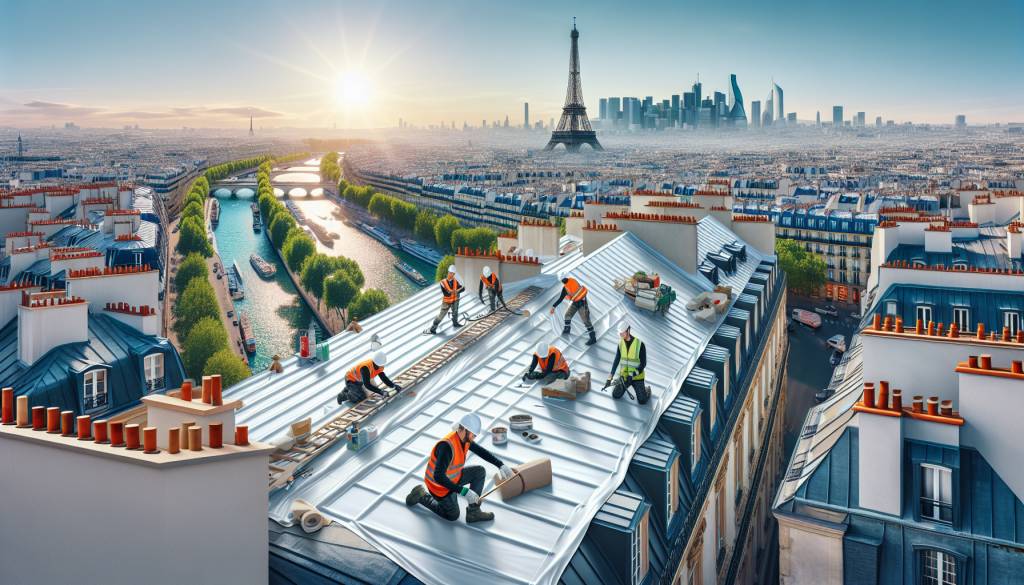 Collaborer avec une entreprise cool roof à Paris pour améliorer l'efficience thermique