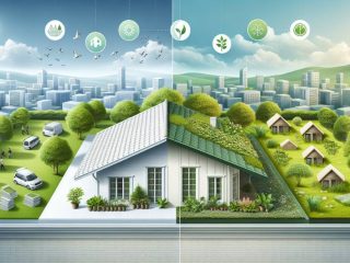 toit blanc vs toit végétalisé naturel : quel choix pour votre projet écologique ?