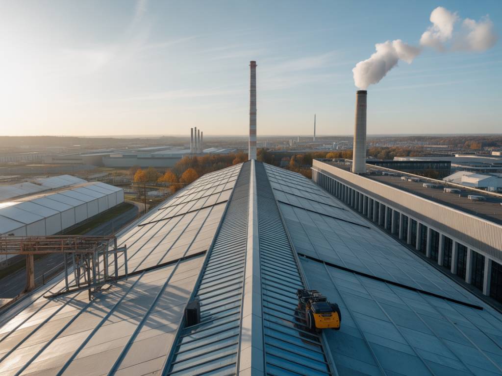 L'intégration des toits blancs dans les zones industrielles : performance énergétique et compétitivité économique