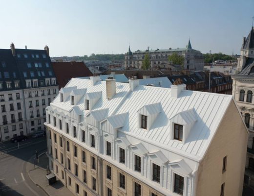 Les toits blancs face aux canicules de plus en plus fréquentes : une solution d’adaptation pour les bâtiments publics et privés